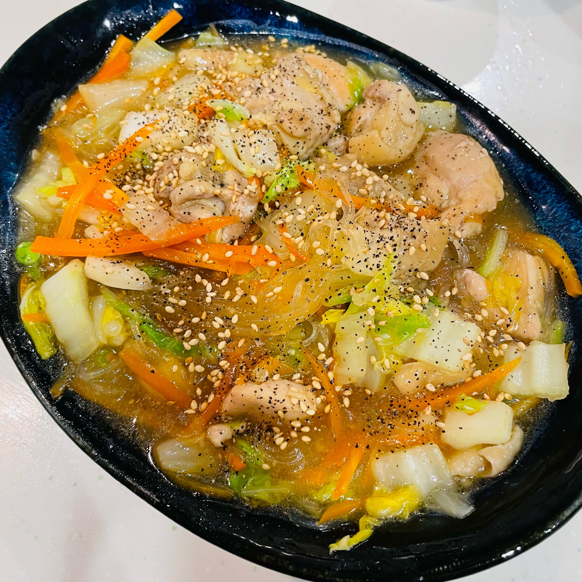 鶏白菜の中華うま煮