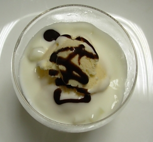 ハーシーチョコ豆乳バニラヨーグルト
