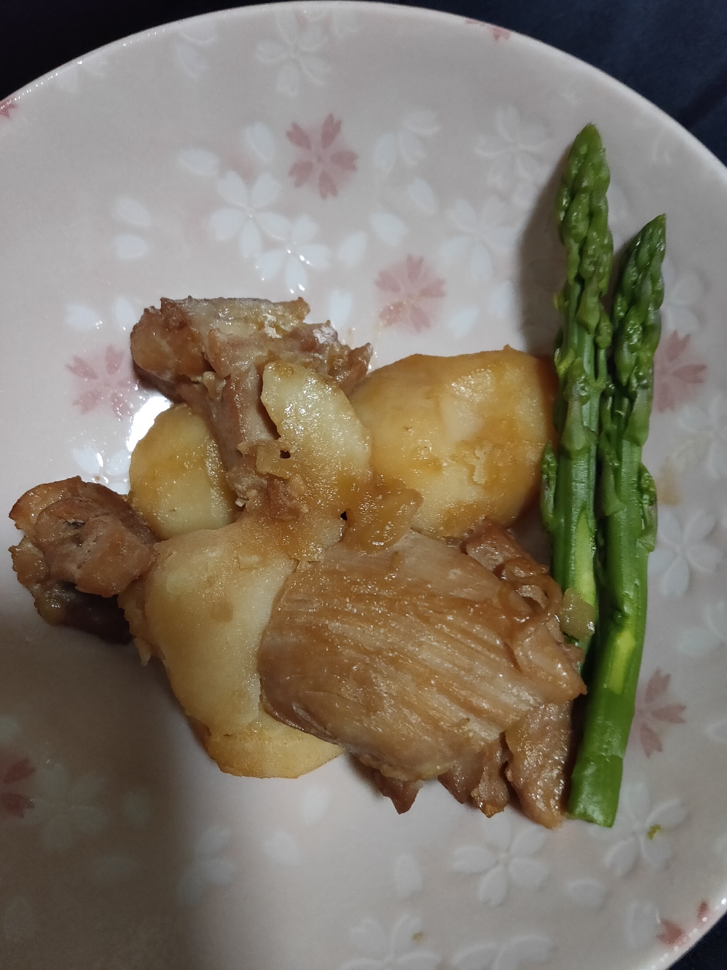 鶏もも肉とじゃがいもの煮物 2