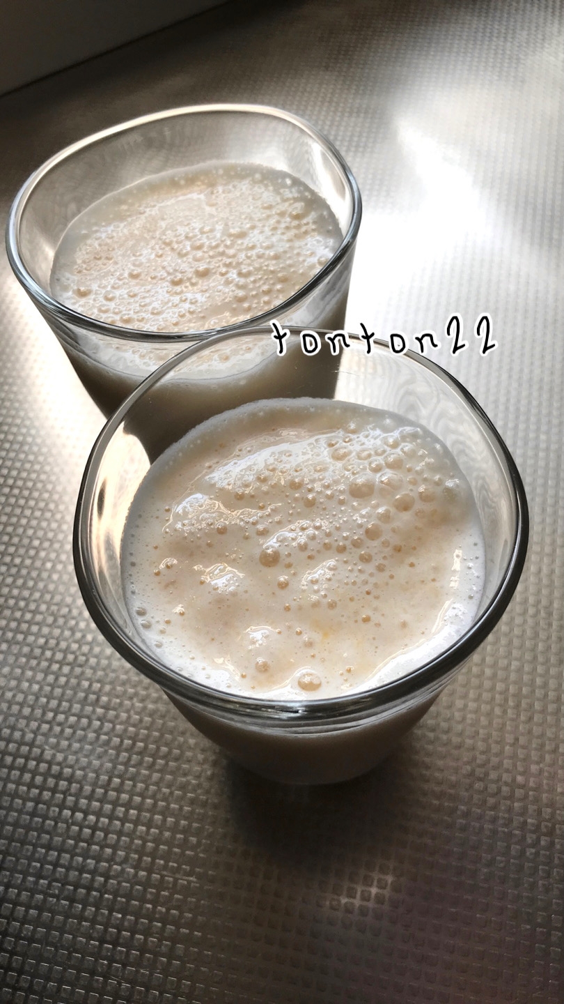 冷凍バナナと冷凍みかんのジュース☆