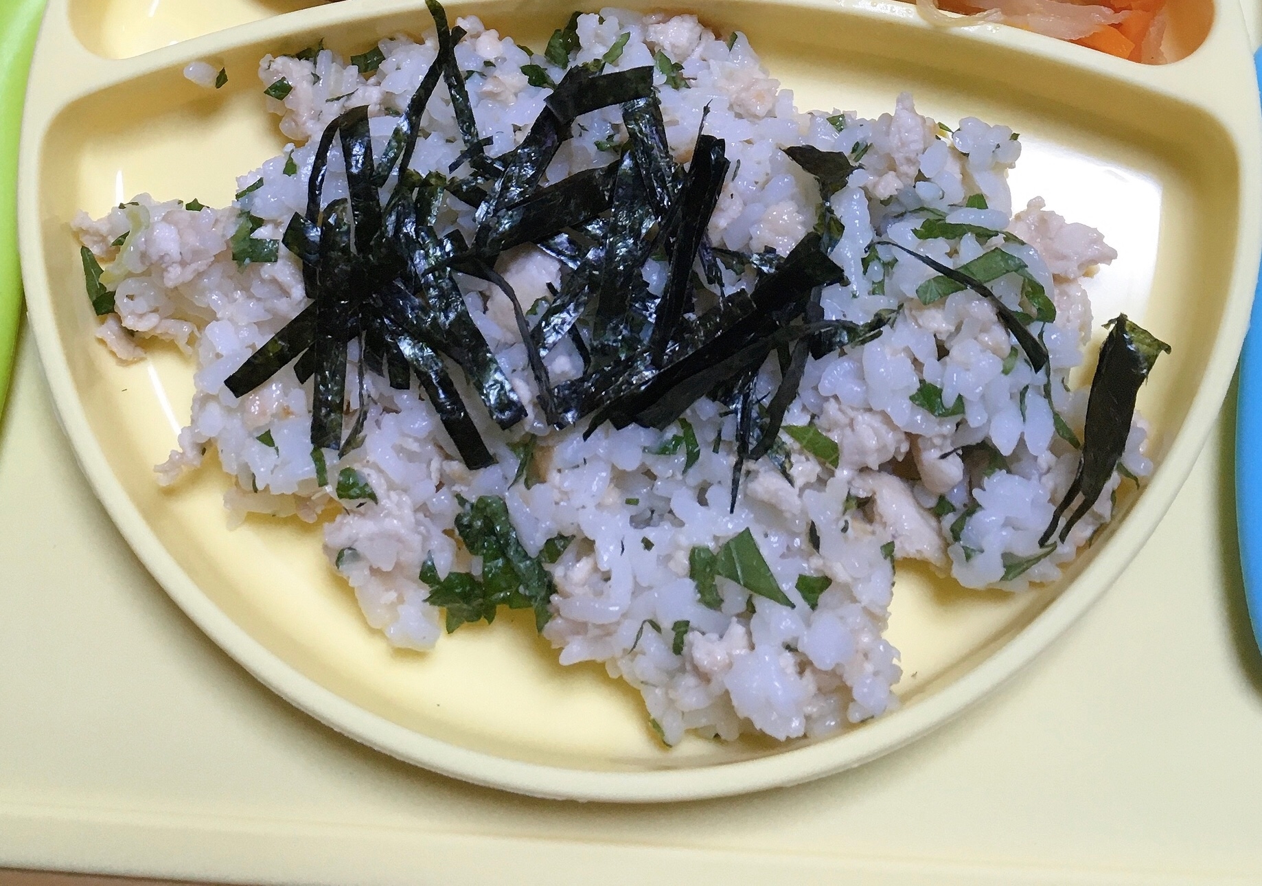 【幼児食】マグロと大葉の混ぜご飯