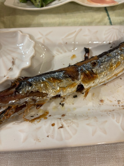 さんま　岩塩焼き