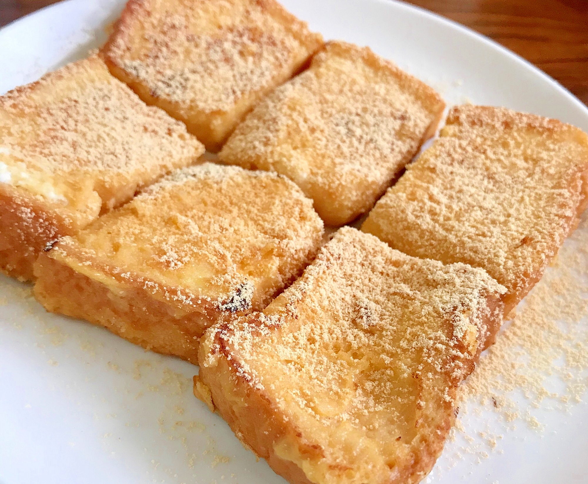 子供も大好き☆きなこフレンチトースト