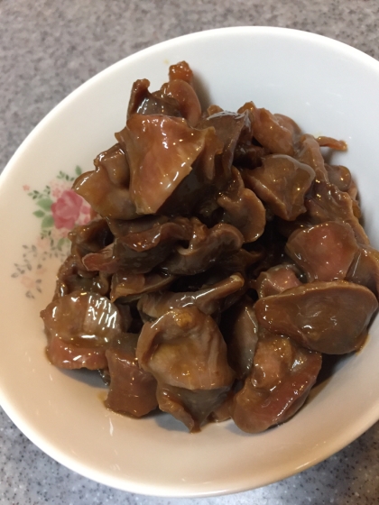 砂肝のしぐれ煮