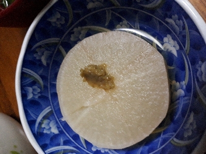 ほんだしでふろふき大根