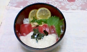 栄養満点！ネバとろマグロ丼