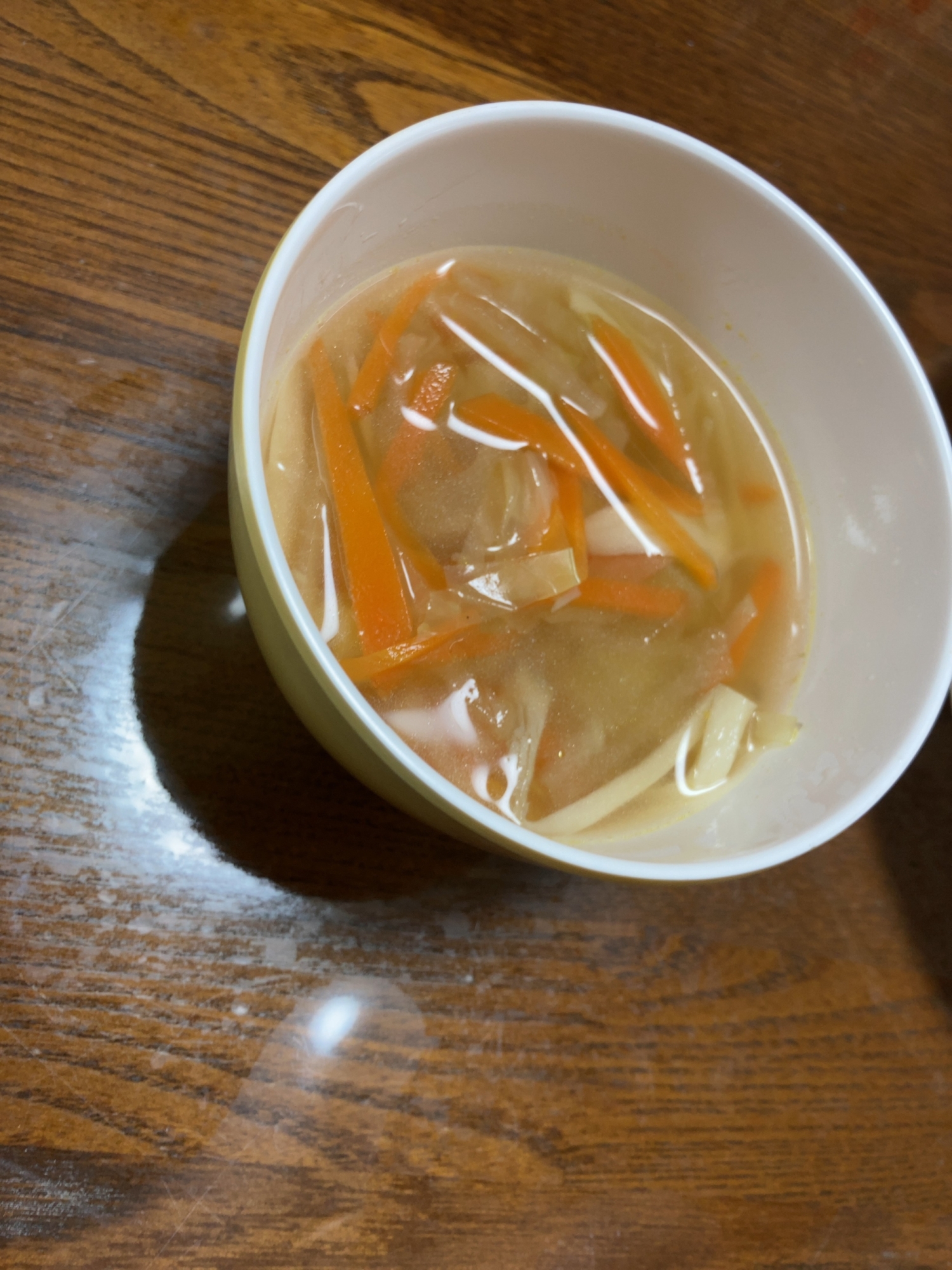 コンソメ入り野菜スープ