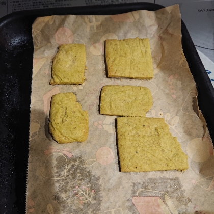 米粉入り抹茶クッキー