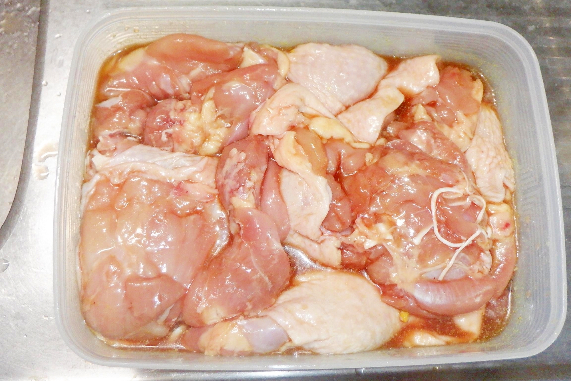 鶏もも肉の下味付け＆保存法