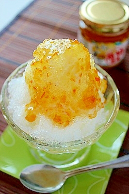 夏におすすめ 柚子練乳かき氷 レシピ 作り方 By うーたんレシピ 楽天レシピ