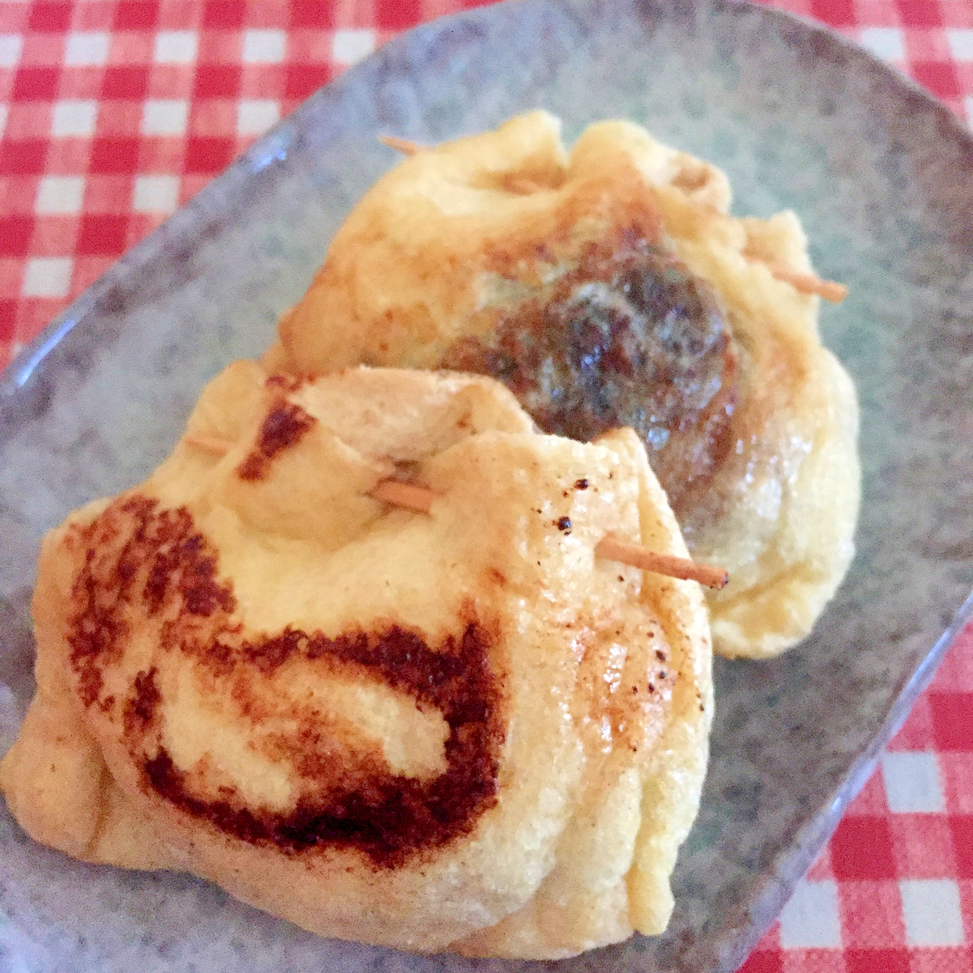 クリチとハムの油揚げ焼き☆