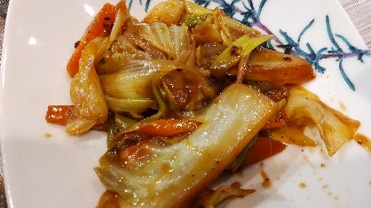 白菜と豚挽き肉の中華風旨煮