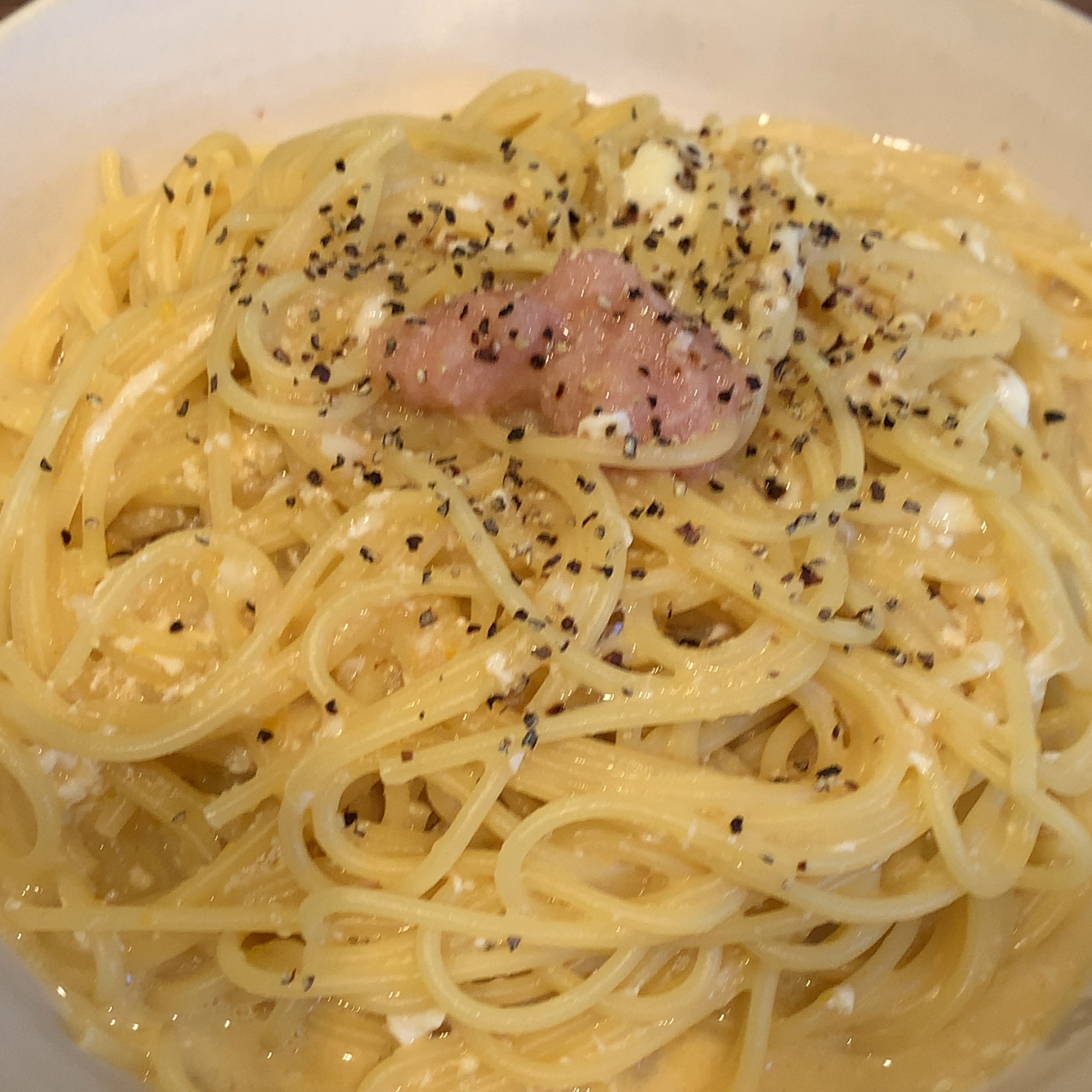 たらこと卵の和風パスタ