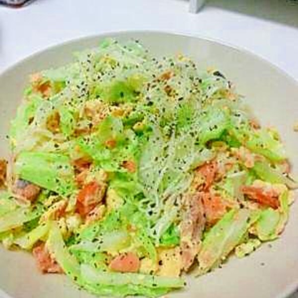 鮭とキャベツのそうめんちゃんぷる レシピ 作り方 By Maiko Kuma 楽天レシピ 鮭とキャベツのそうめんちゃんぷる レシピ 作り方 By Maiko Kuma 楽天レシピ