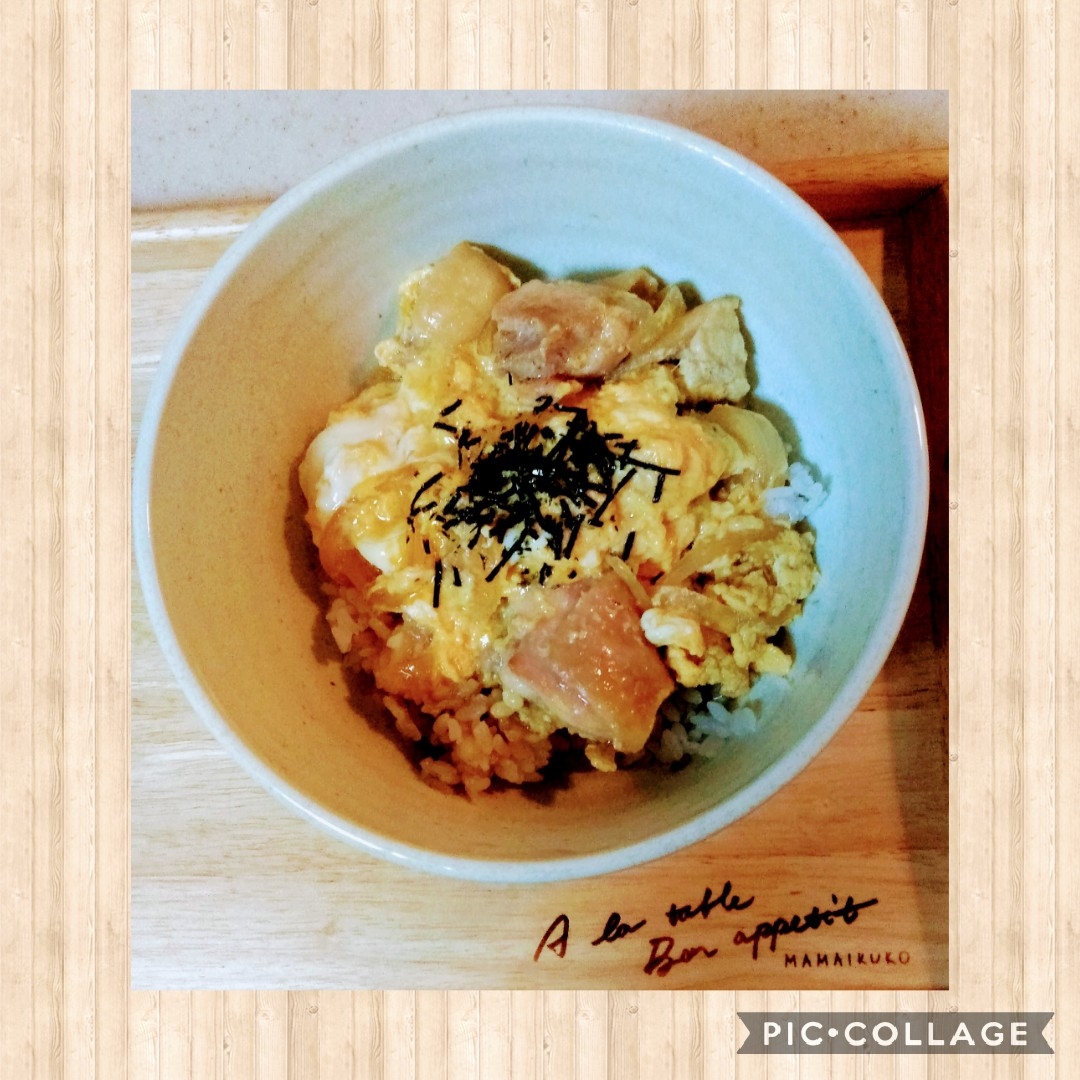 雑穀米の親子丼