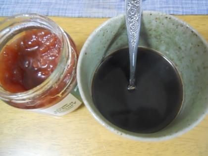 いちごジャムコーヒー