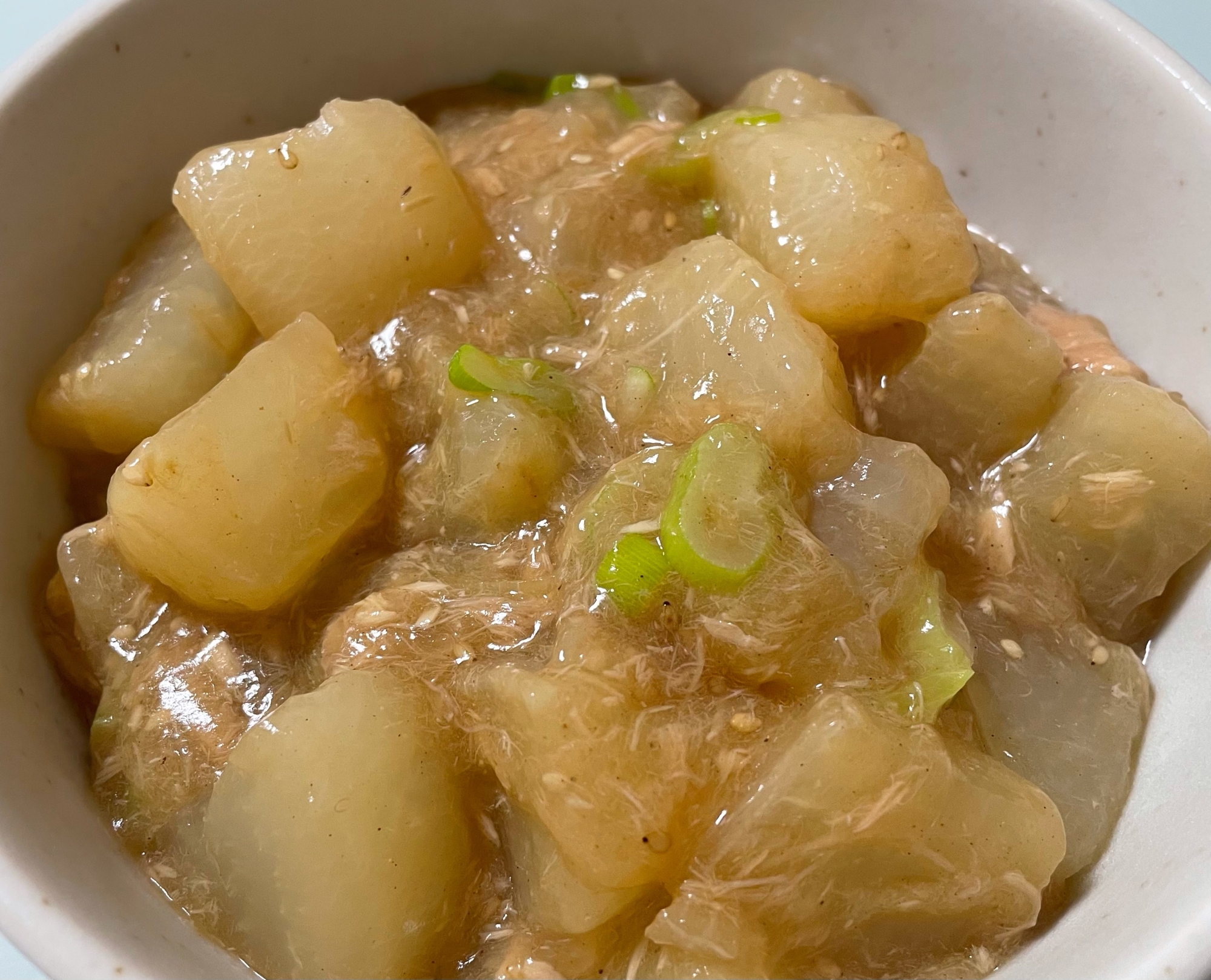 炊飯器でとろとろあんかけツナ大根♪