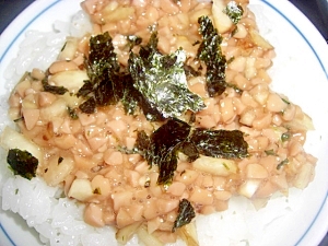 菊芋納豆丼