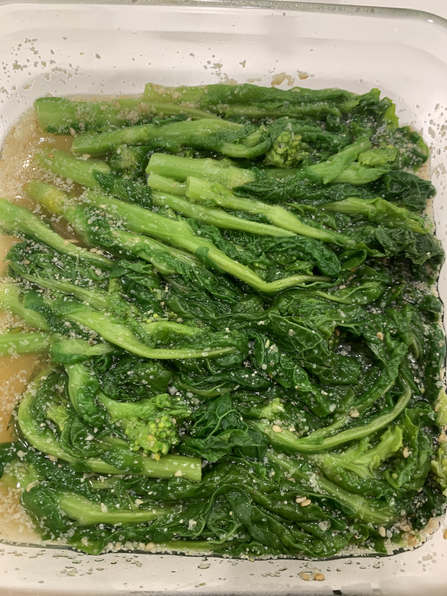 菜の花のごま浸し