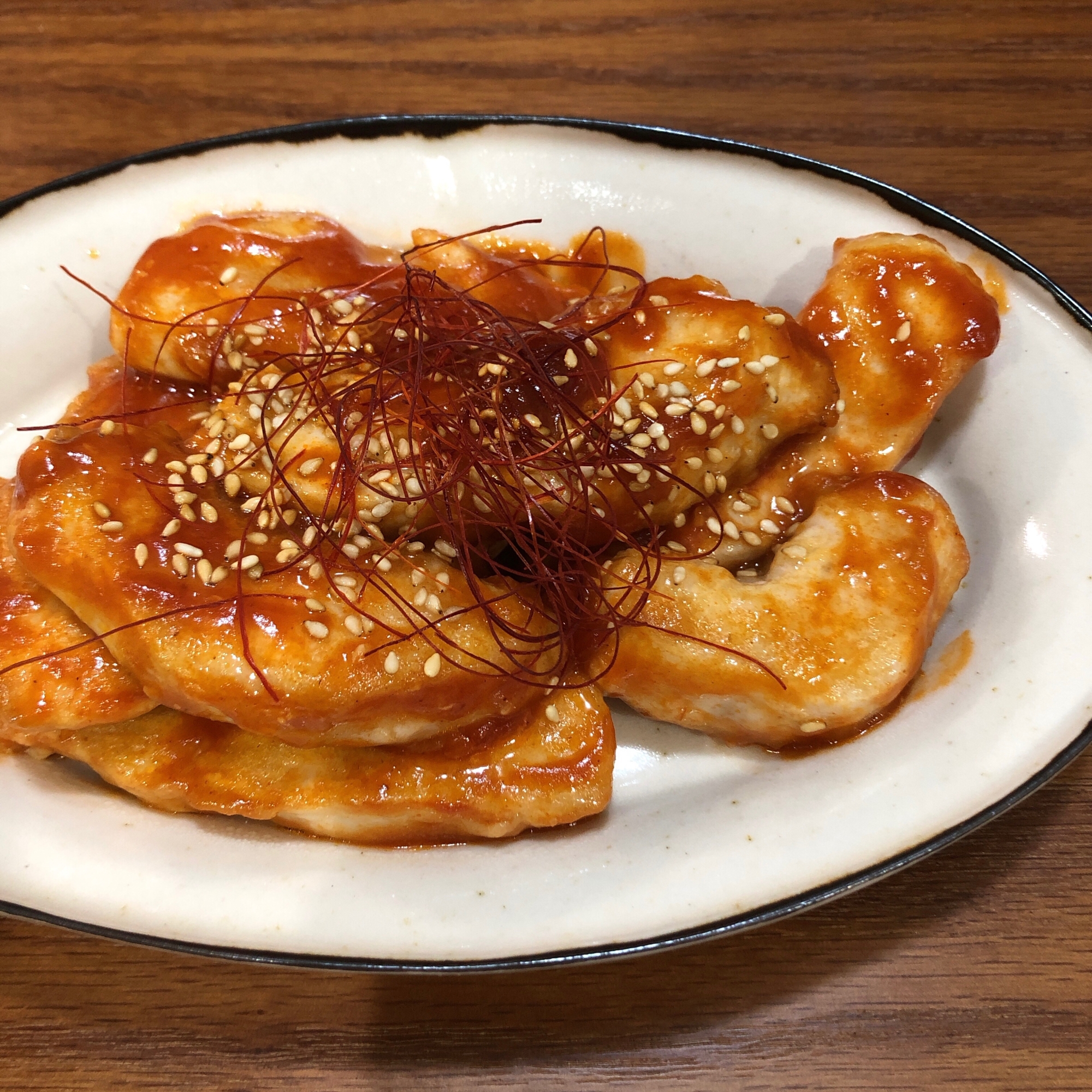 鶏胸肉でヤンニョムチキン