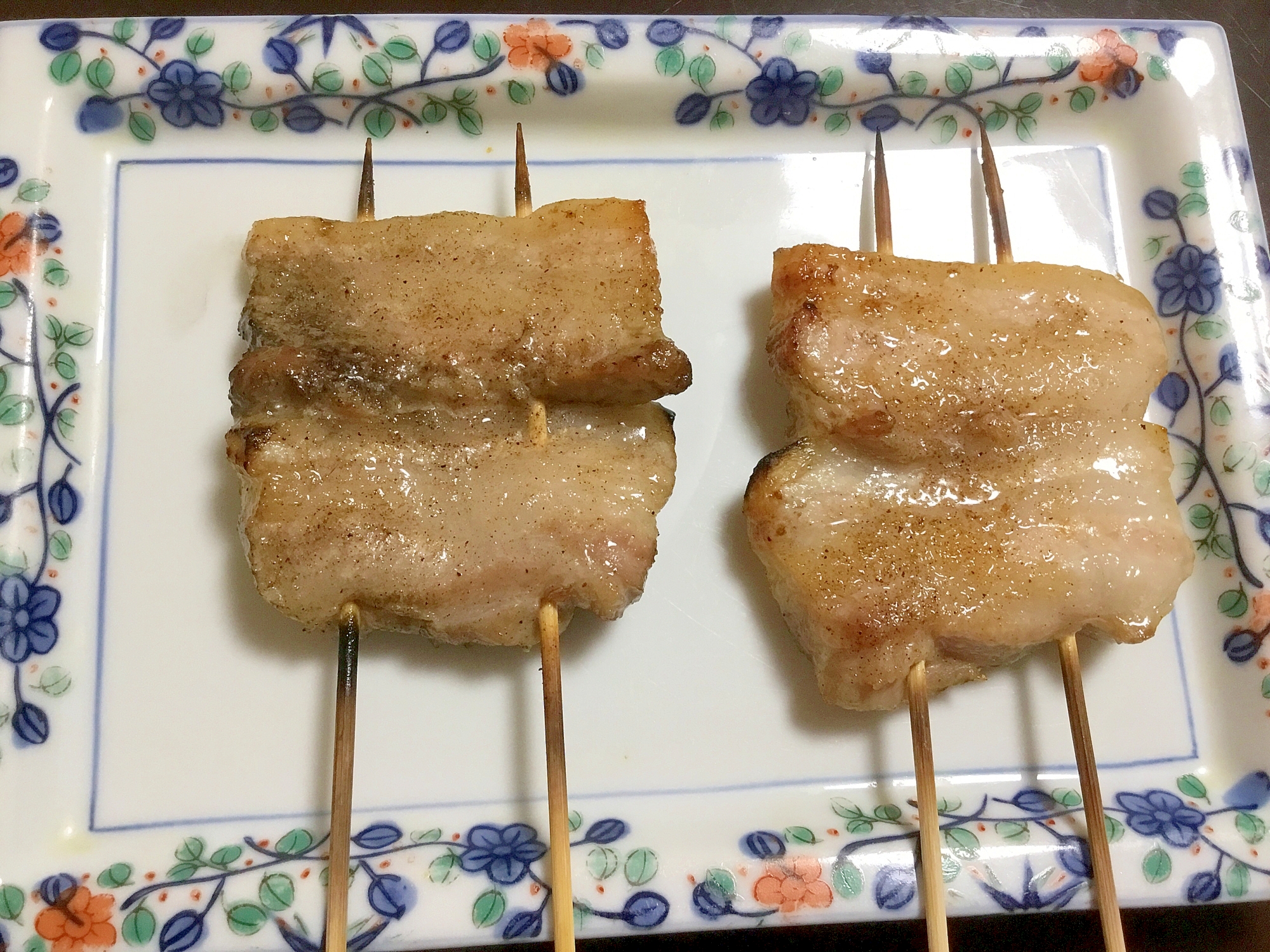 豚バラ串焼き