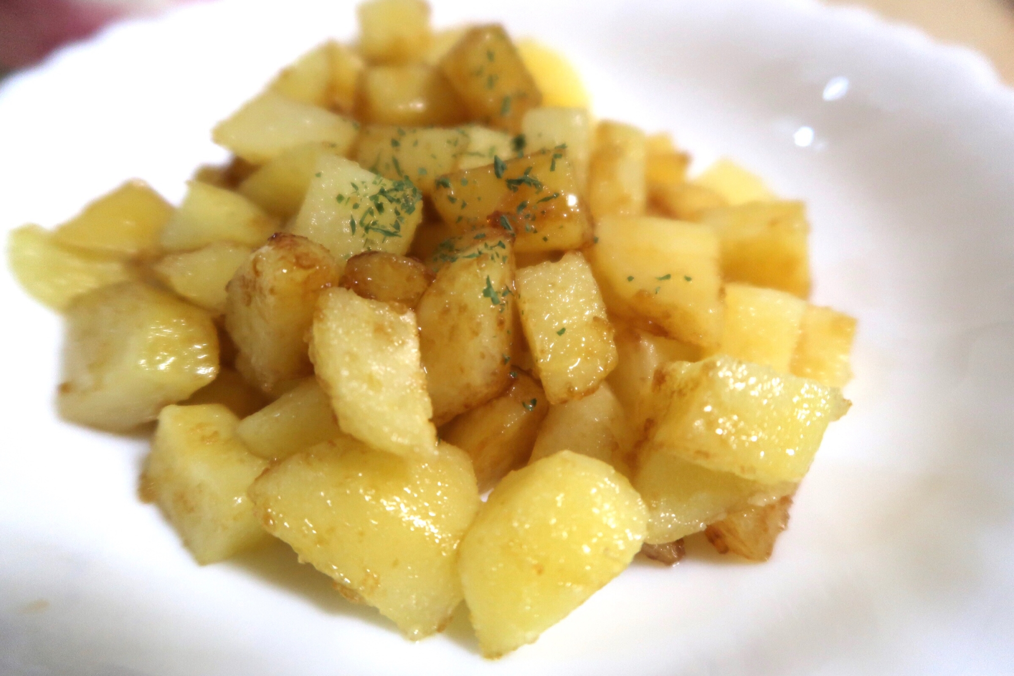 子供大好き じゃがいもの甘辛焼き レシピ 作り方 By 塩バターロール 楽天レシピ