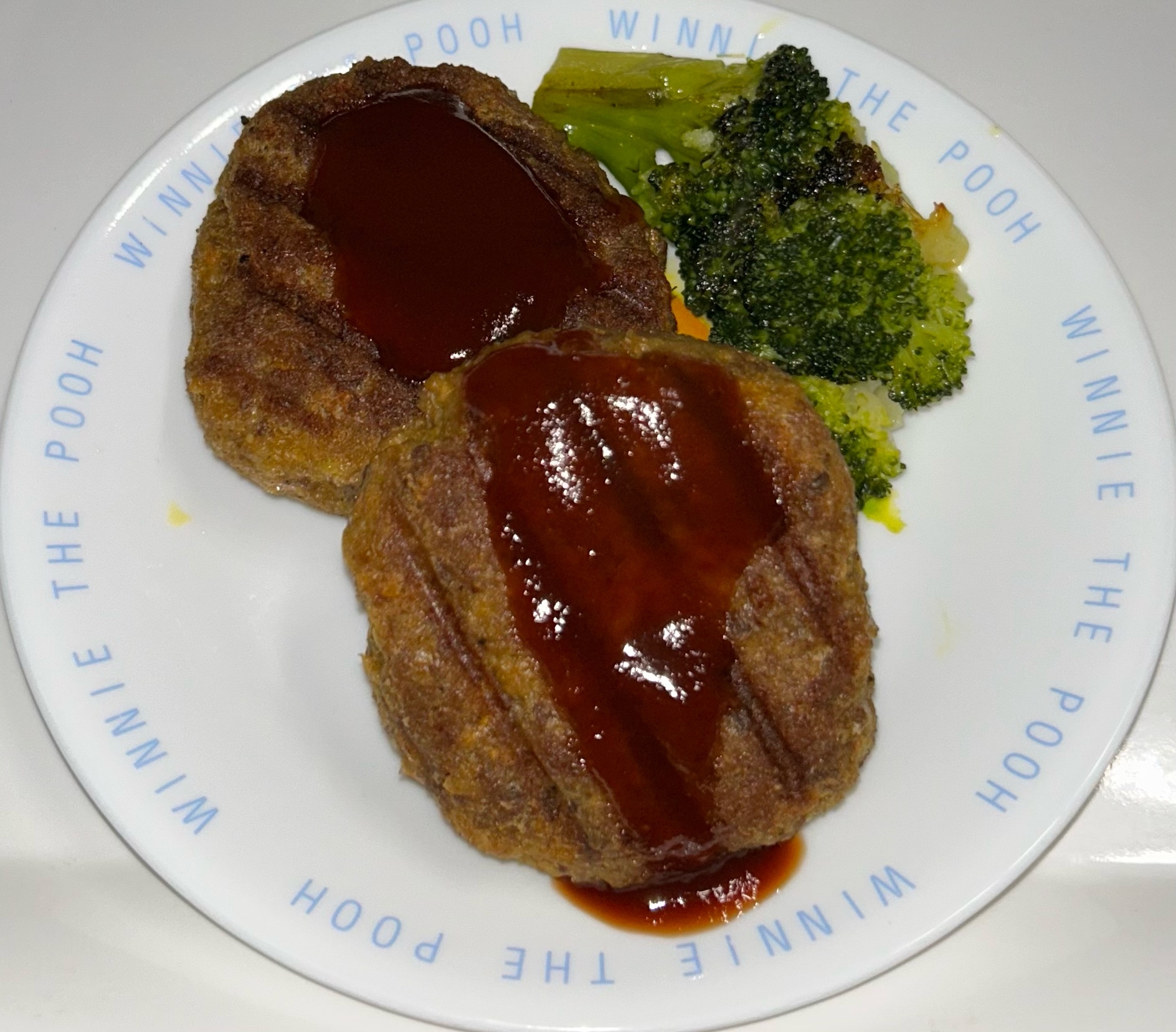 アラジントースターで作るハンバーグ♪
