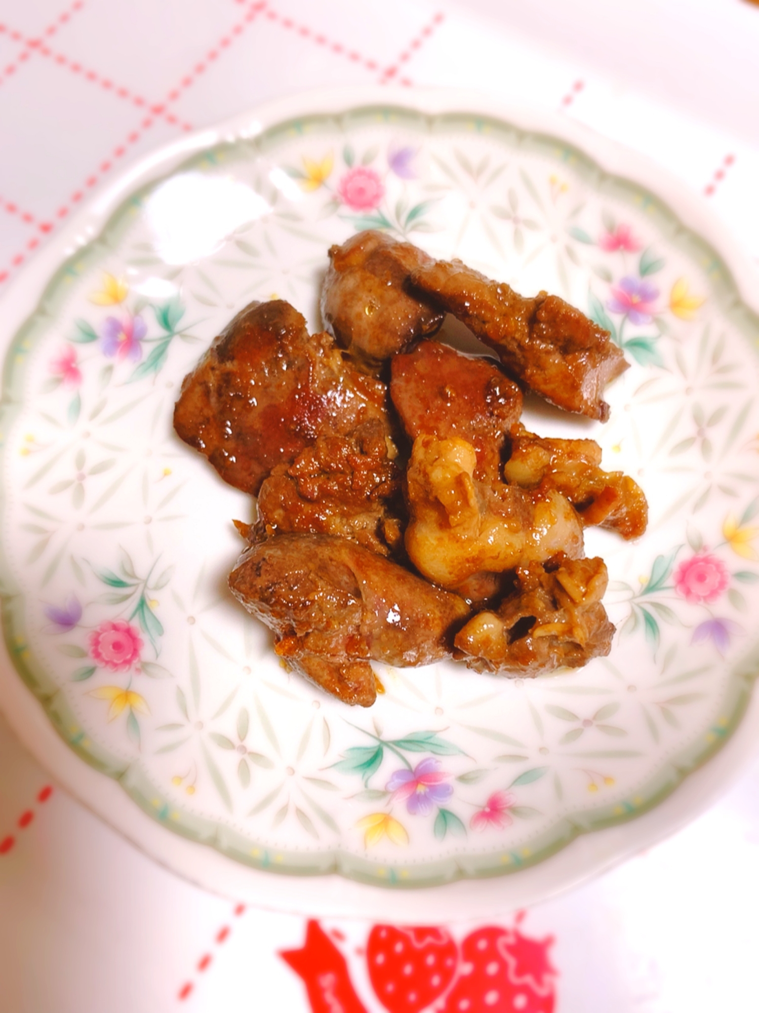 漬け込み鶏レバー焼き