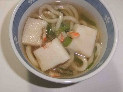 乾麺で☆あったかうどん☆