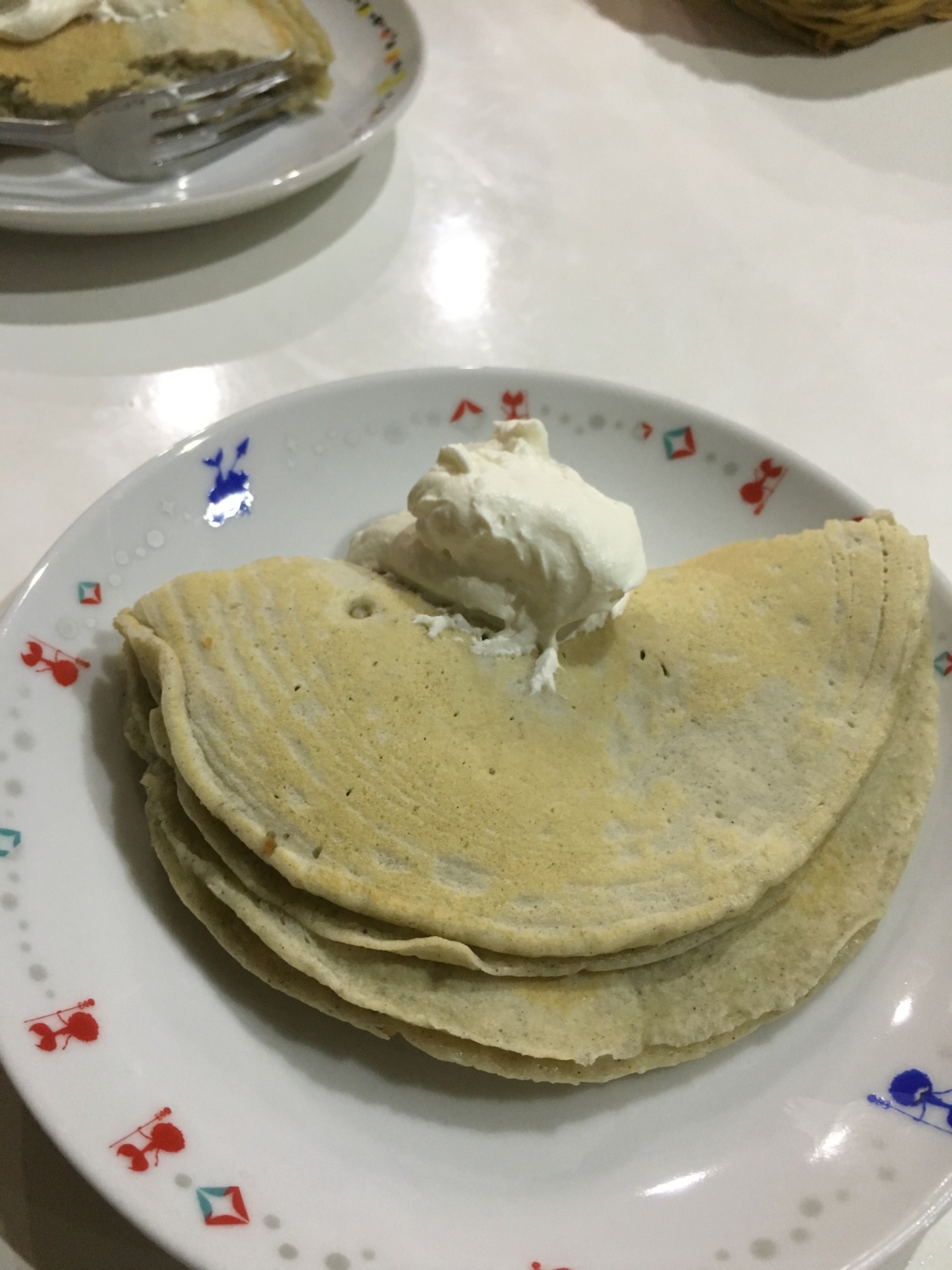 パンケーキMIXのお芋オムレット