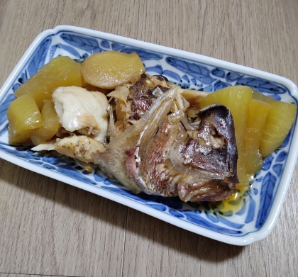 大根と鯛のあら煮