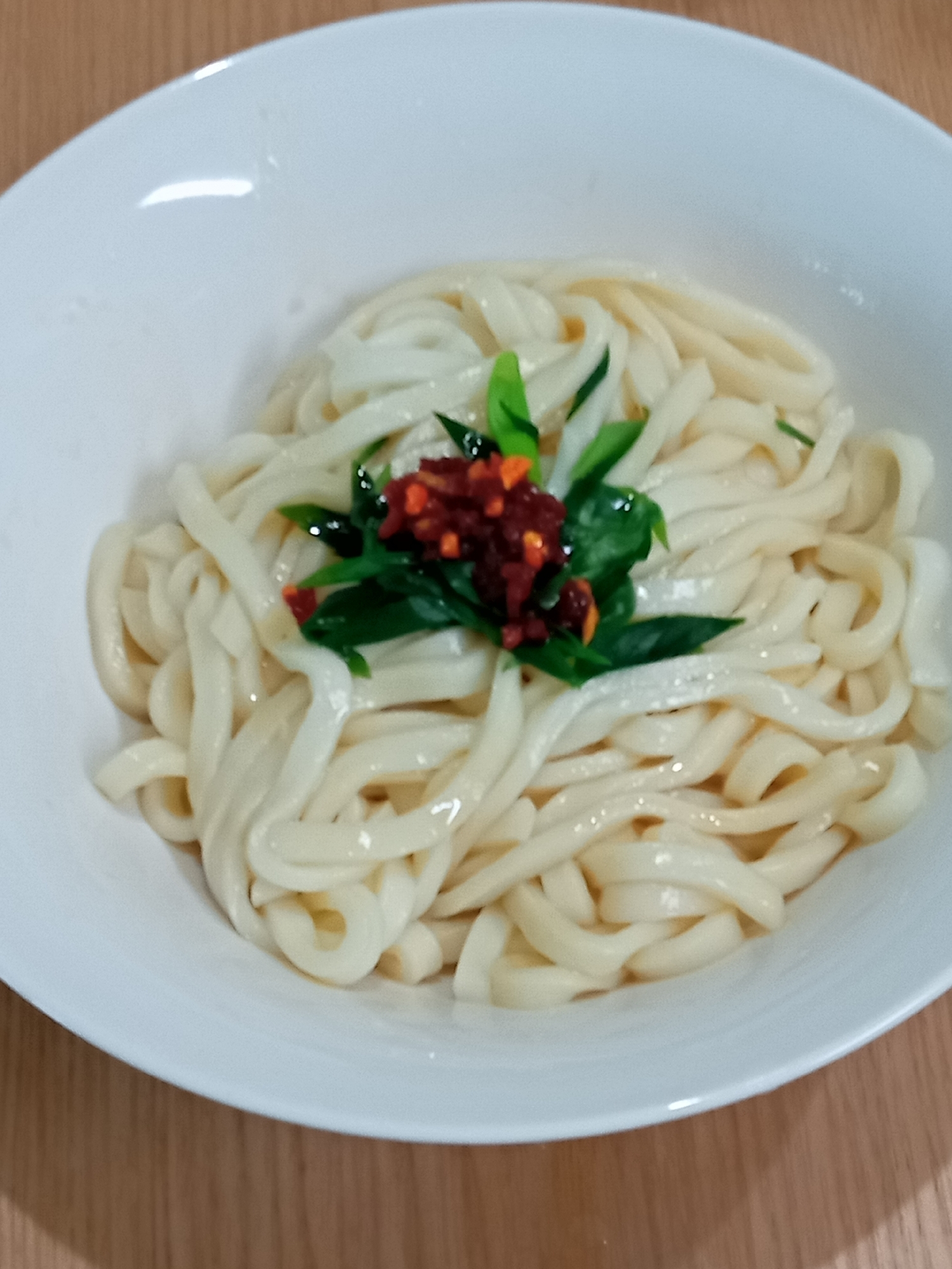 超簡単、さっぱり汁なしうどん