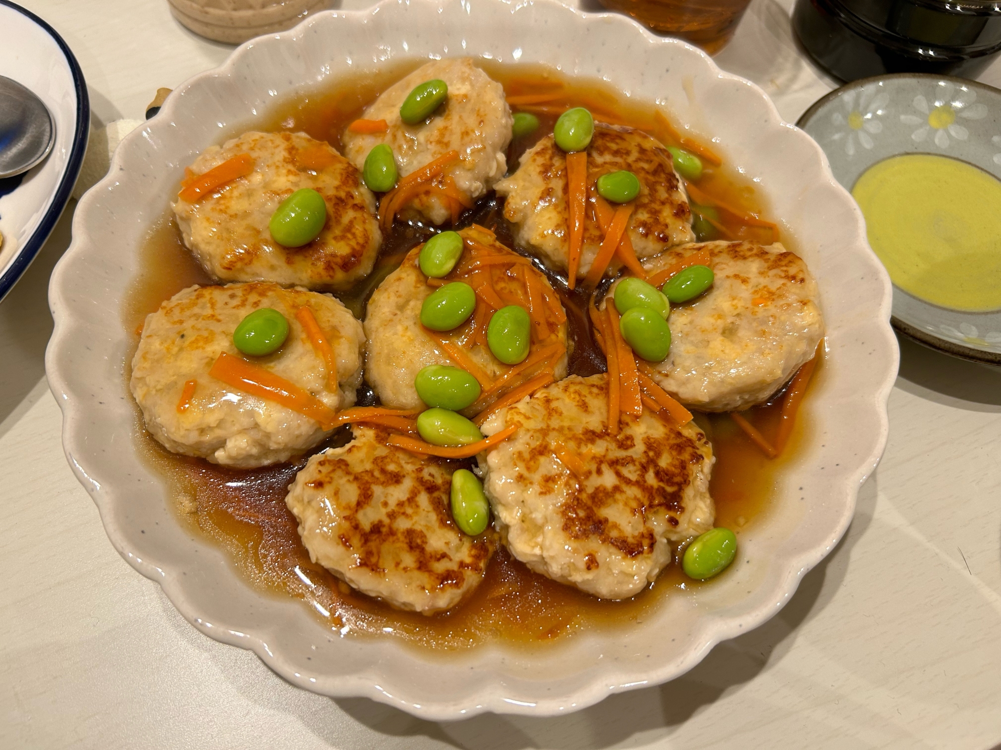 あんかけ豆腐ハンバーグ
