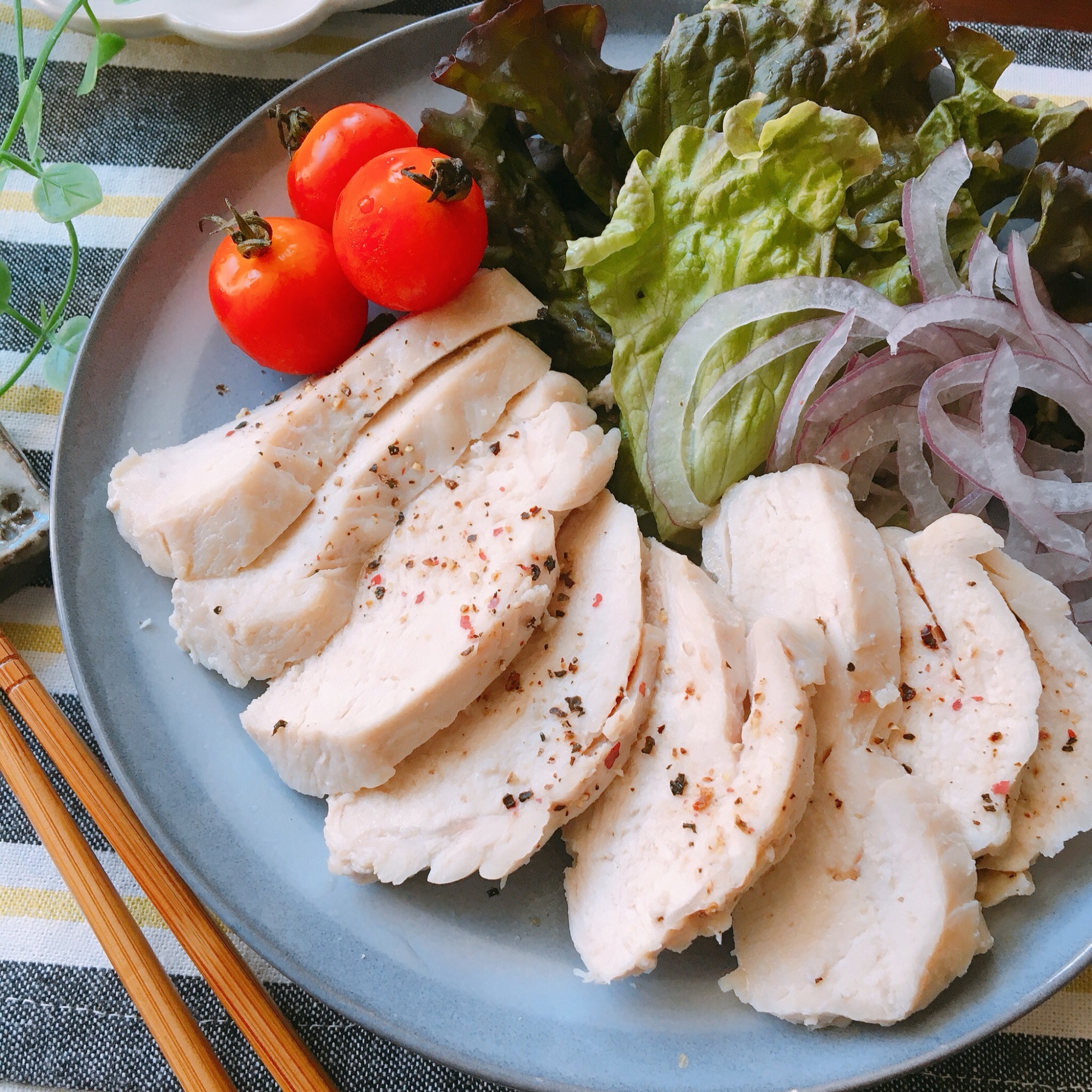 レンジで簡単 しっとり柔らかサラダチキン レシピ 作り方 By Mari 楽天レシピ
