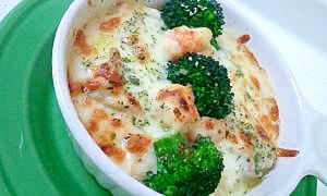 しっかり海老のグラタン (簡単)