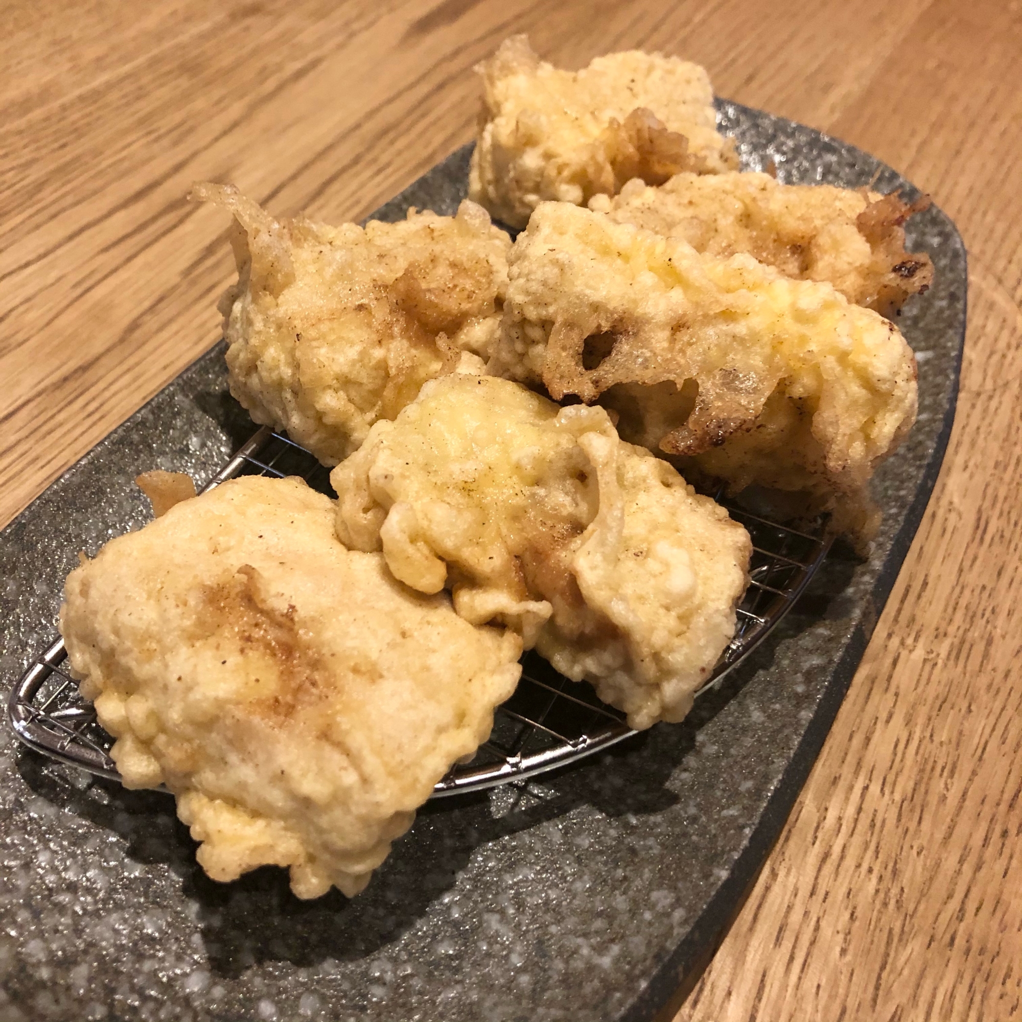 高野豆腐(含め煮)の天ぷら
