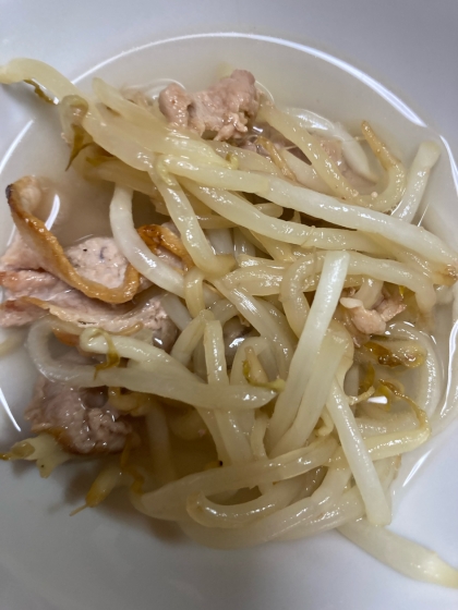 簡単ヘルシー(^^)豚肉ともやしの生姜スープ♪