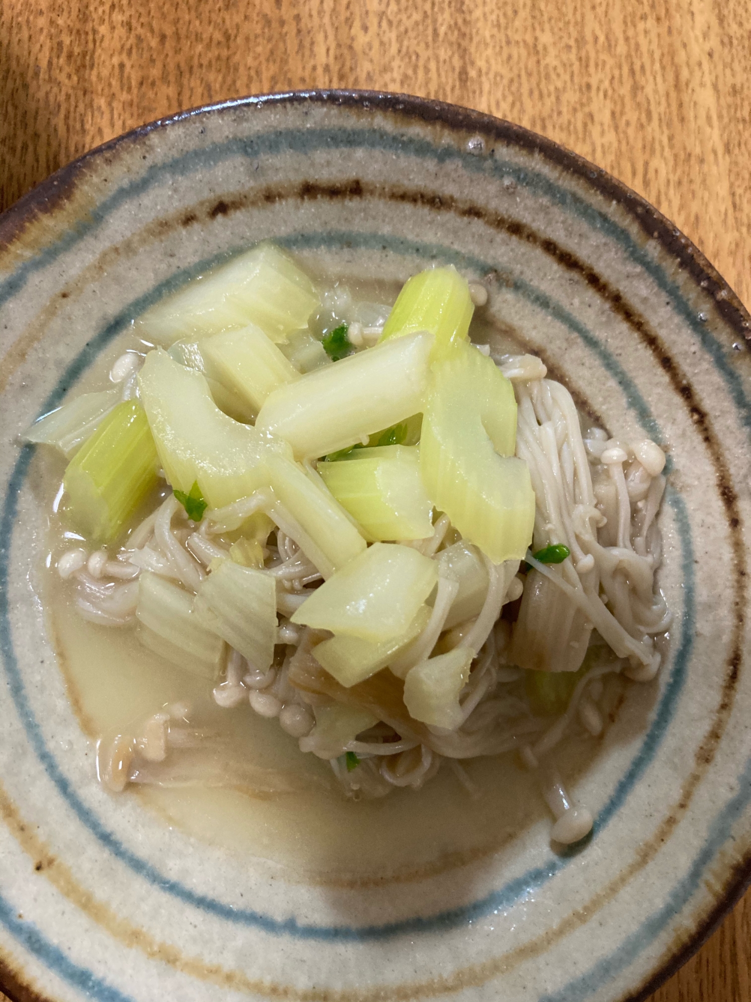 セロリとえのきの煮浸し