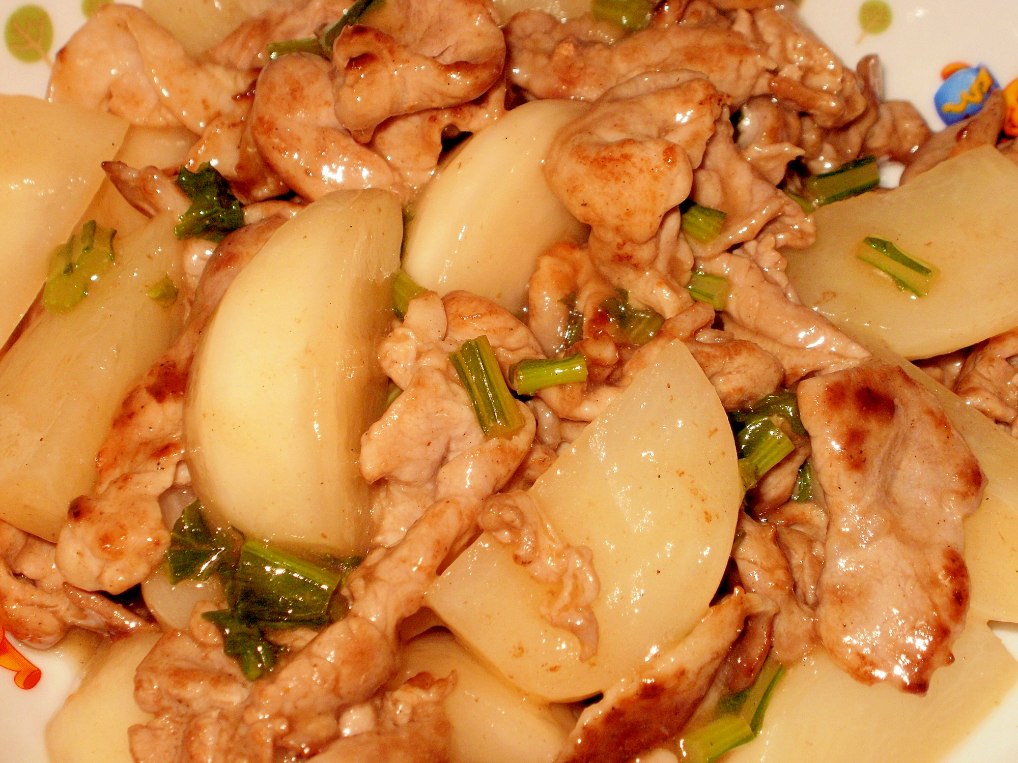 かぶと豚肉の炒め物 コンソメ味 レシピ 作り方 By おもたんたん 楽天レシピ