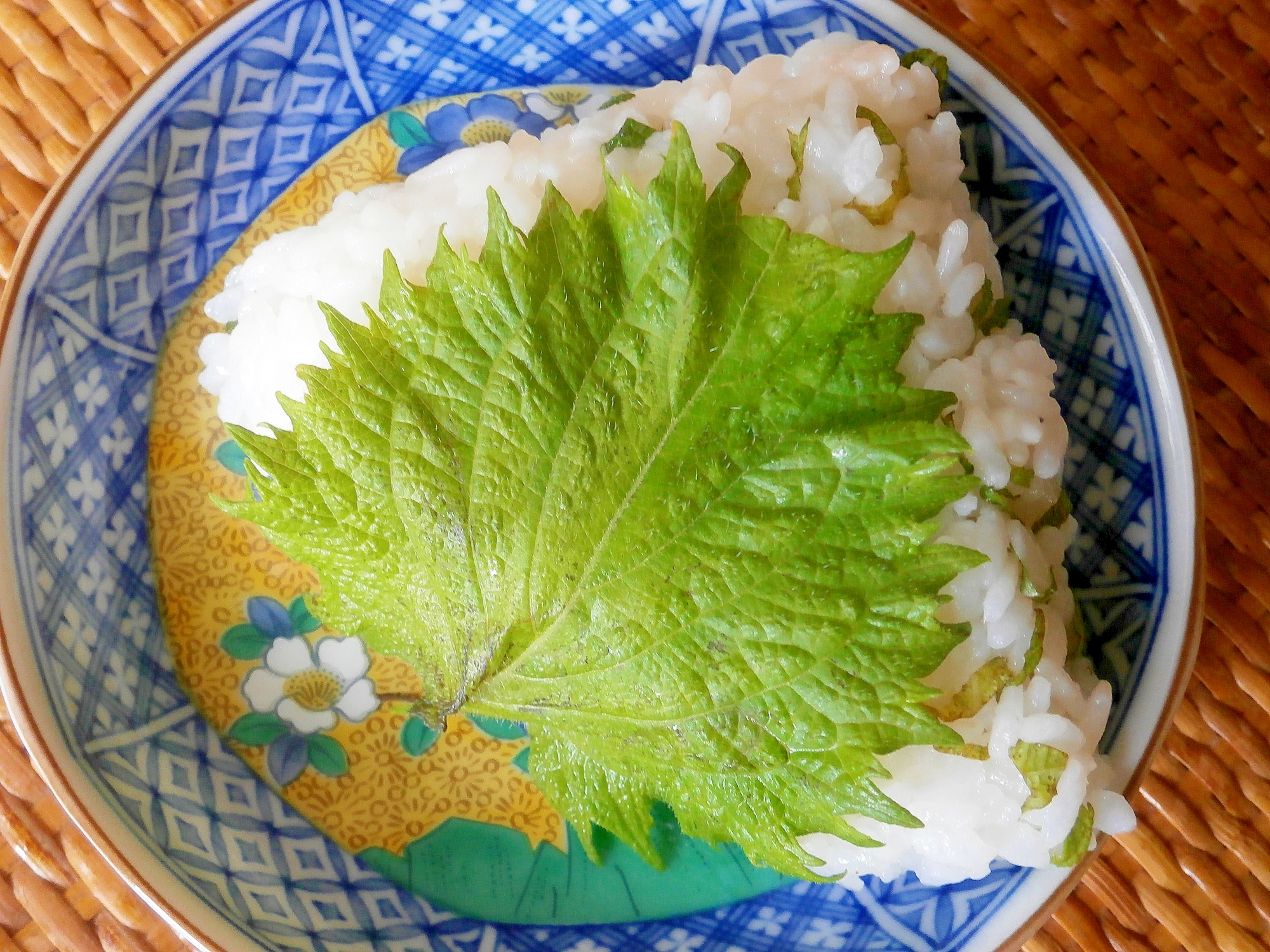 大葉とツナのおにぎり