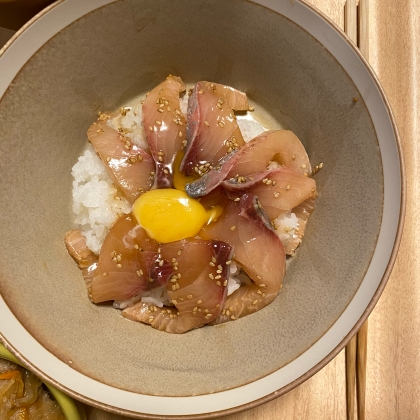 かんぱちの漬け丼