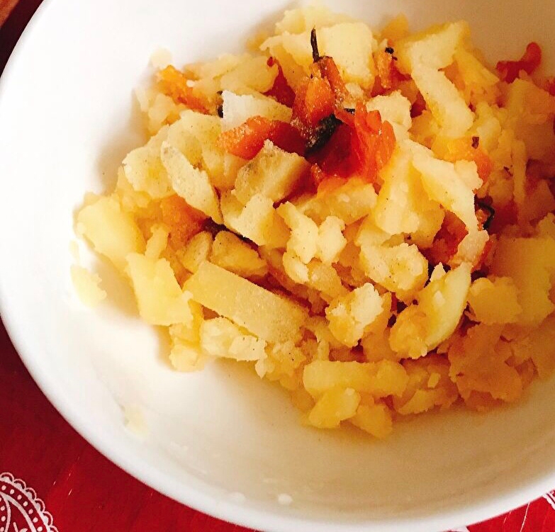 福神漬け*和風のポテトサラダ