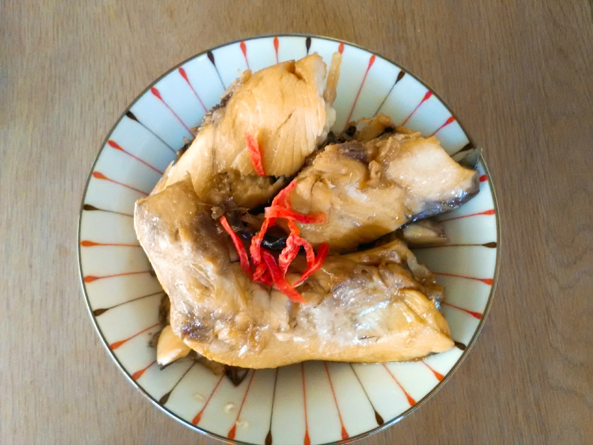 ぶりの生姜煮
