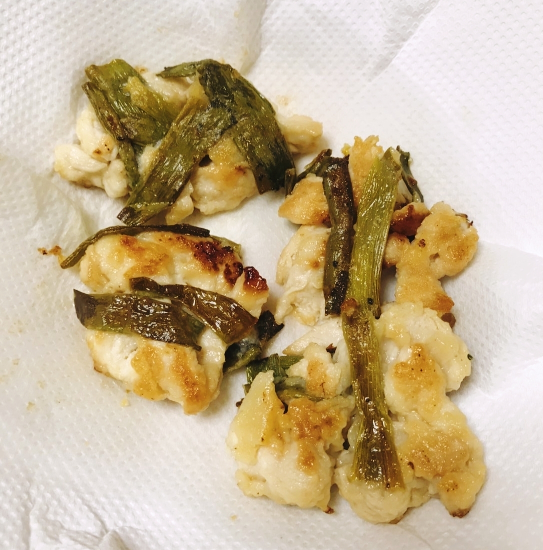 包丁いらず！鶏むね肉とネギのごろごろナゲット