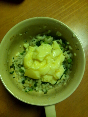 幼児食　小松菜と卵豆腐のご飯