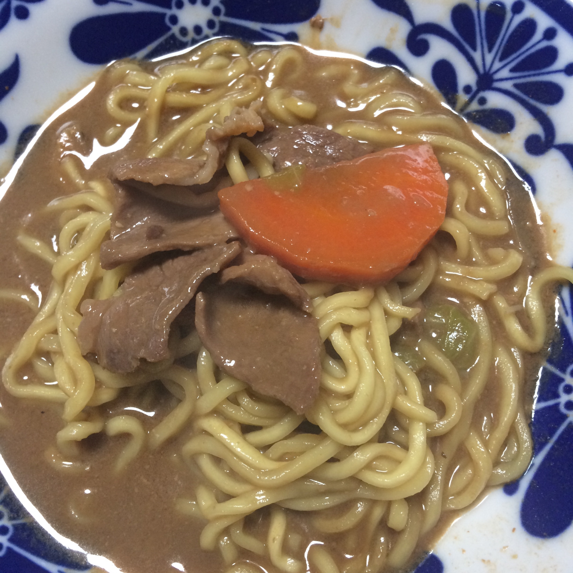 ぼたん鍋のつゆde濃厚ラーメン