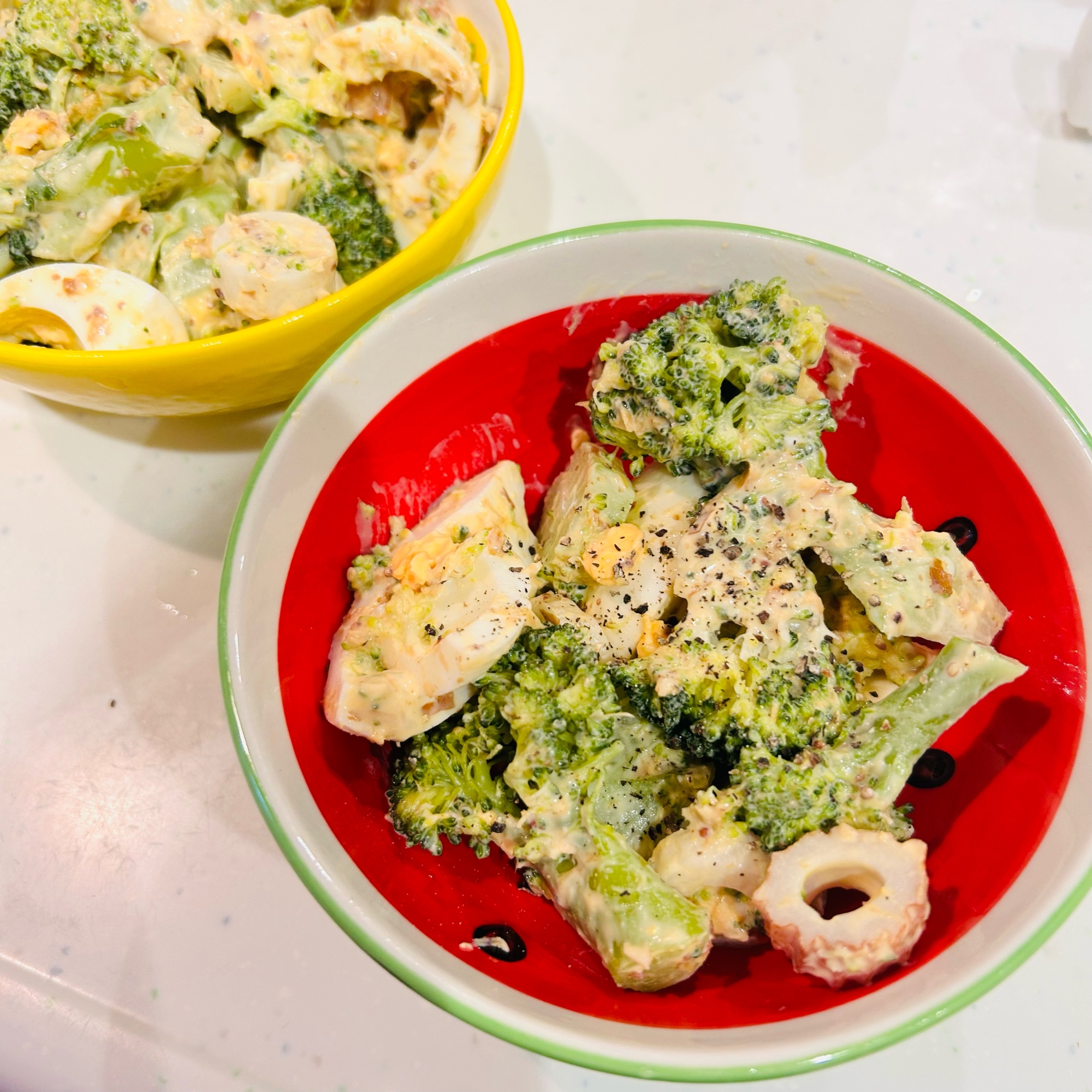 ブロッコリーとちくわのサラダ