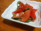 トマトと大葉の韓国風サラダ