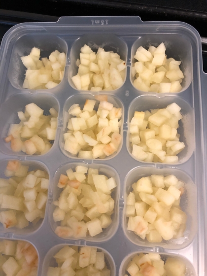 りんご 離乳食初期 冷凍方法