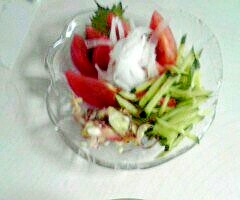千切り野菜のさっぱり夏サラダ